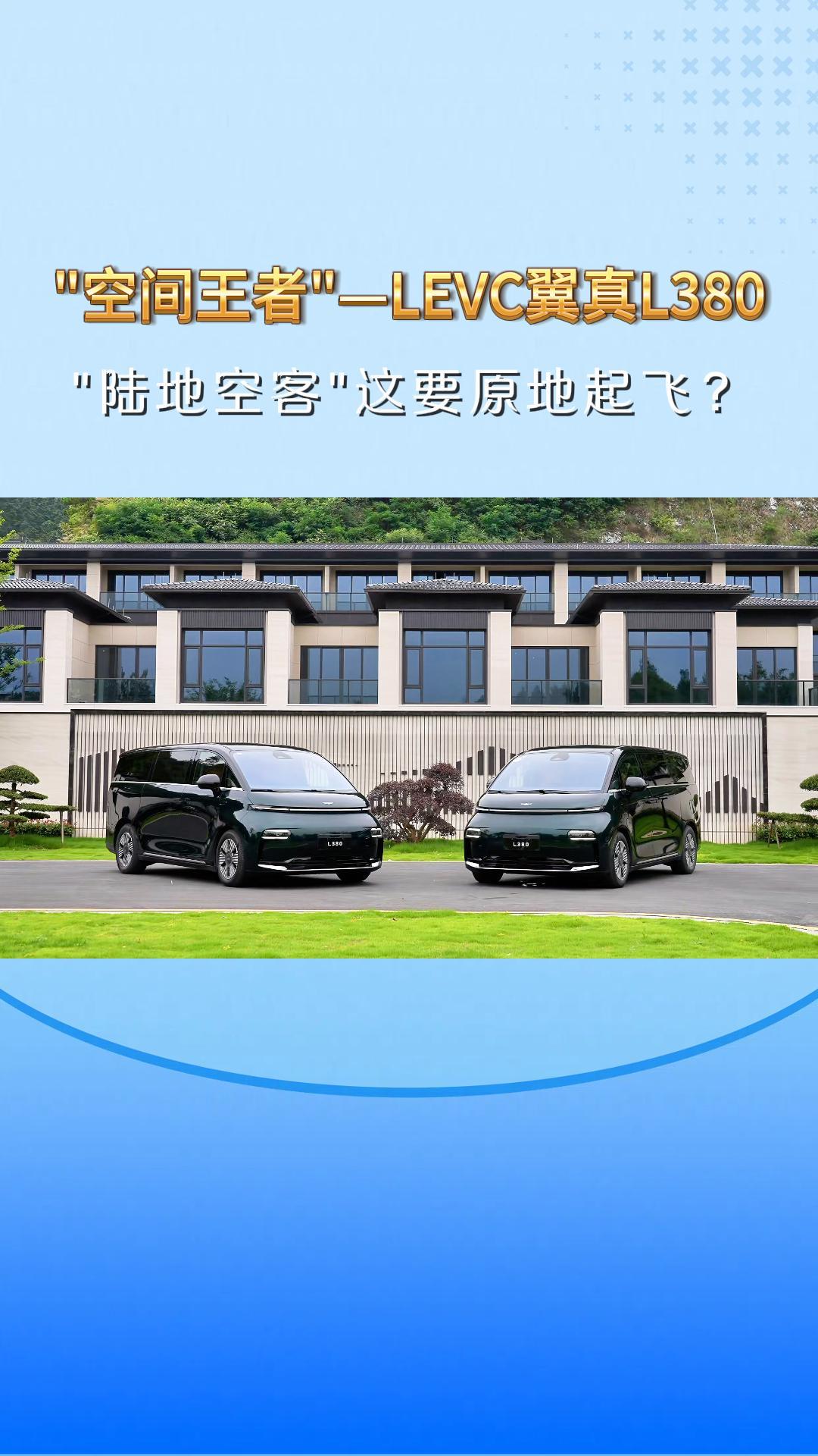 “空间王者”—LEVC翼真L380  “陆地空客”这要原地起飞？