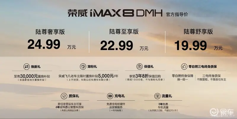 荣威DMH双车震撼上市！超长续航+超低油耗,打造中国家庭出行新标杆