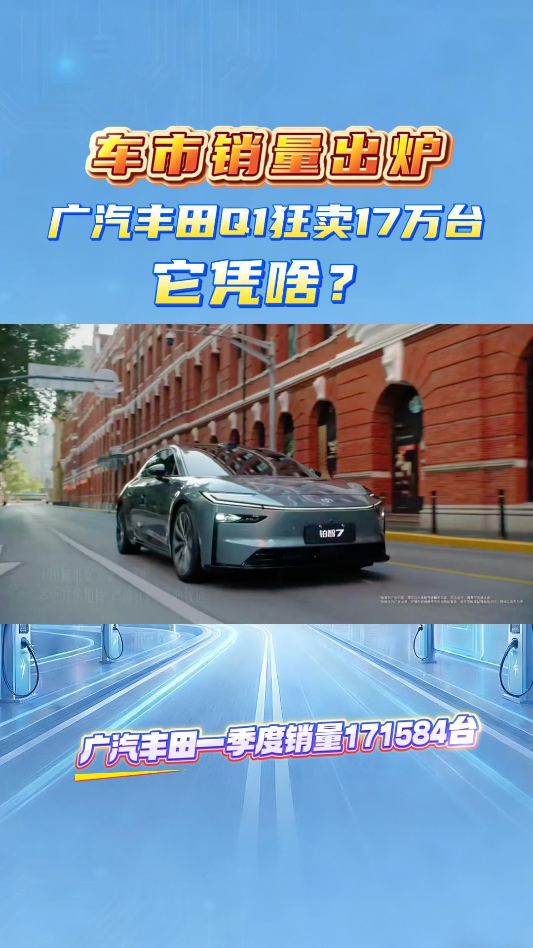 车市销量出炉，广汽丰田Q1狂卖17万台，它凭啥？